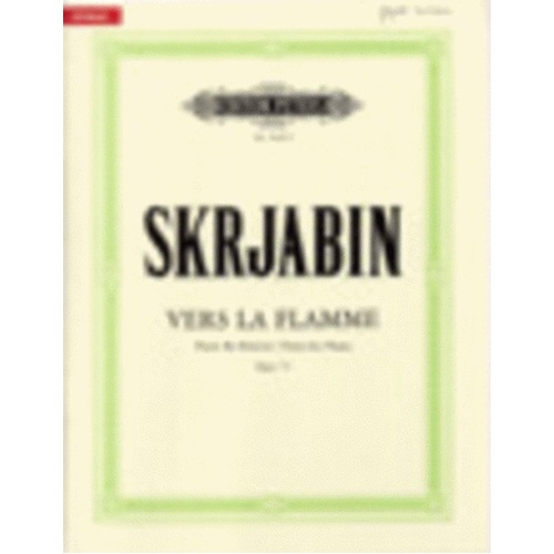 Vers La Flamme Op 72 (Softcover Book)
