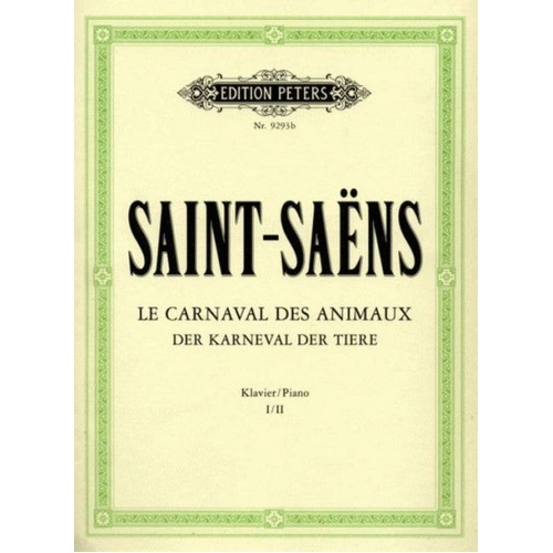 Carnival of The Animals - Camille Saint-Saens - Piano Sheet Music for 2 Pianos 4 Hands EP9293B