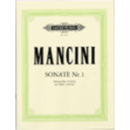 Sonata No 1 D Min Tre Rec/Piano Vc Ad Lib (Softcover Book)