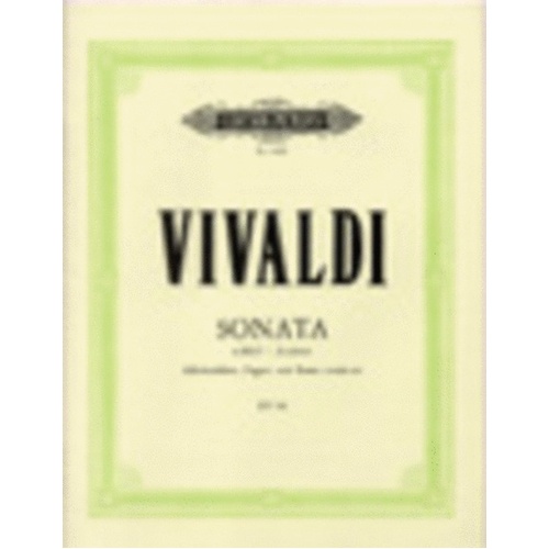 Sonata A Min Tre Rec Bassoon Piano (Music Score/Parts) Book