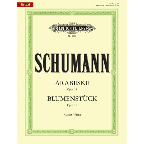 Arabesque Op 18 Blumenstuck Op 19 (Softcover Book)