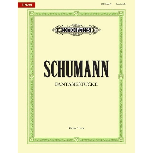 Robert Schumann 3 Fantasiestücke Op. 111 for Piano Solo, Edited by Louis Kohler, Published by Edition Peters