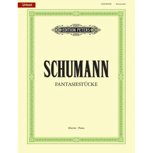 Fantasie Stücke Op. 111 by Robert Schumann, Edited by Louis Kohler, Piano Solo, Edition Peters, 1 Page