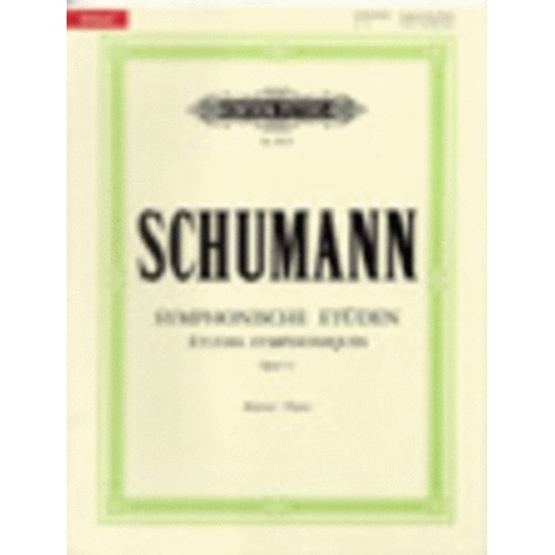 Symphonic Studies Op 13 (Softcover Book)