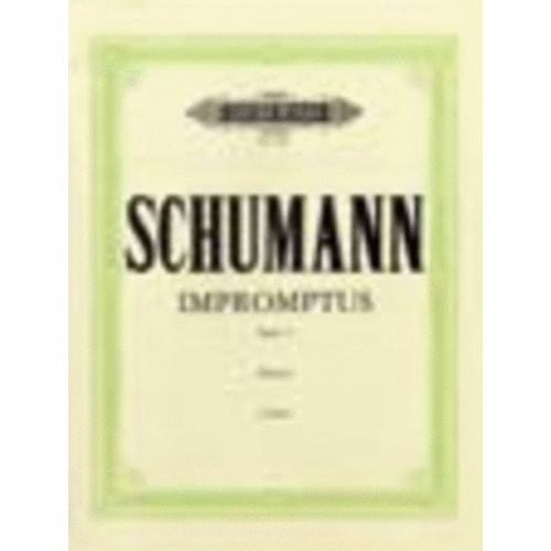 Impromptus 10 On A Theme By Clara Wieck Op 5 (Softcover Book)