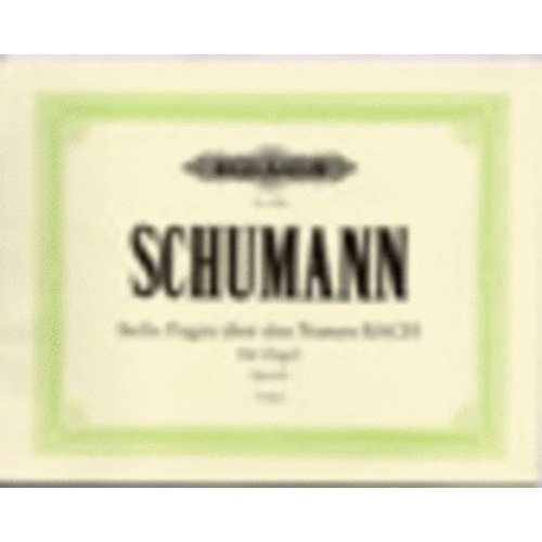 Fugues On Bach 6 Op 60 Urtext (Softcover Book)