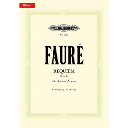 Requiem Op 48 Latin (Softcover Book)
