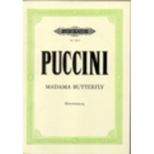 Madam Butterfly Vocal Score - Puccini, Edition Peters, Italian/German