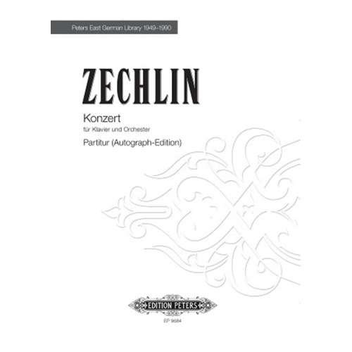 Zechlin - Piano Concerto Score (Music Score/Parts) Book