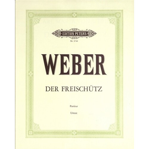 Weber - Der Freischutz Full Score Book