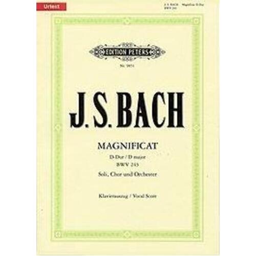 Magnificat D Bwv 243 (Latin) Urtext (Softcover Book)