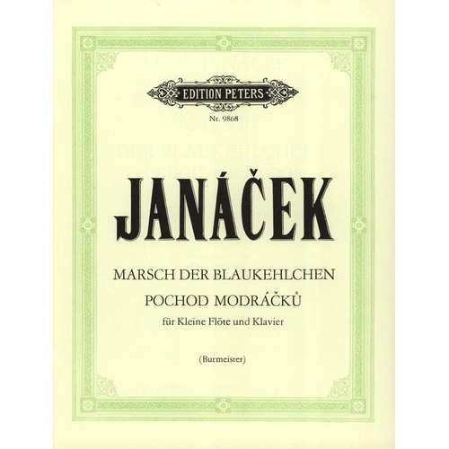 Janacek - Marsch der Blaukehlchen for Piccolo/Piano, Edition Peters