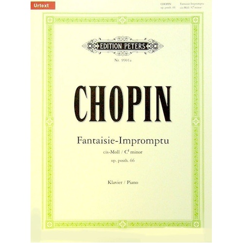 Fantasy Impromptu Op 66 C Sharp Minor Urtext Edition for Piano