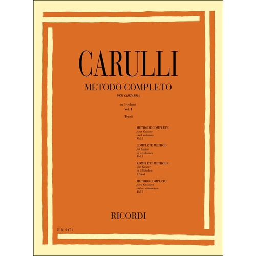 Complete Method For Guitar Vol 1 (It/Fr) Book