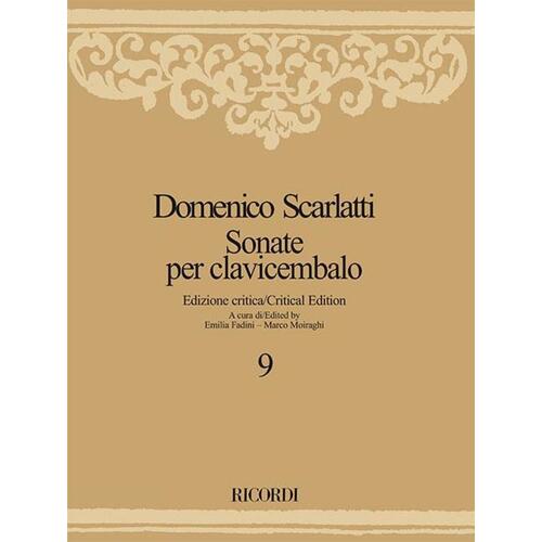 Sonatas For Harpsichord Vol 9 (Softcover Book)