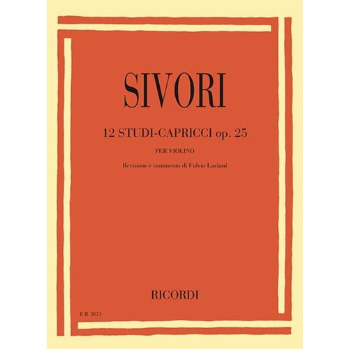 Sivori - 12 Studies-Caprices Op 25 Violin Book