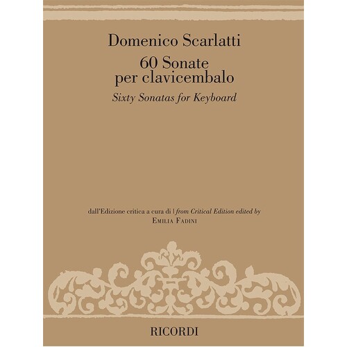 Scarlatti - 60 Sonatas For Harpsichord (Softcover Book)