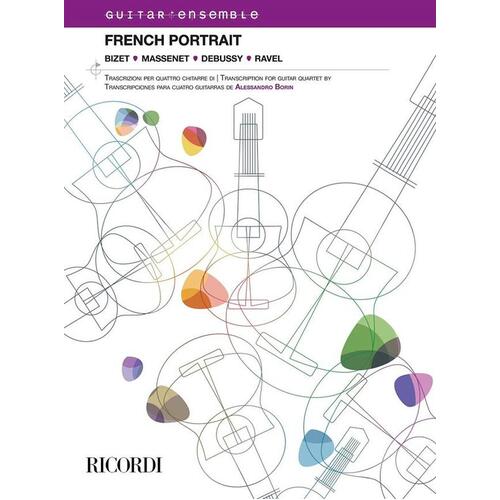 French Portrait Guitar Ensemble Score/Parts