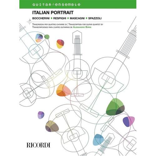 Italian Portrait Guitar Ensemble Score/Parts