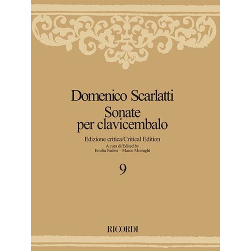 Sonatas For Harpsichord Vol 9 Book