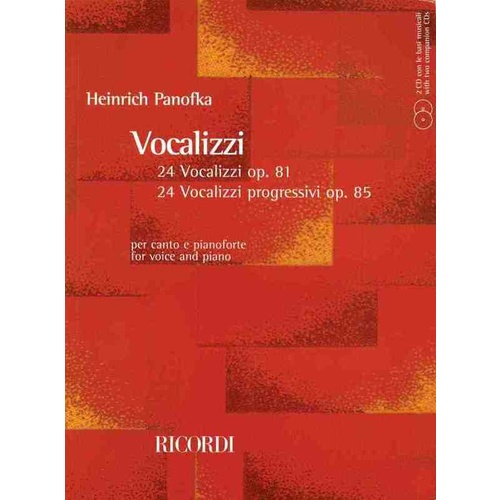 Vocalizzi 24 Vocalizzi Op 81 And Op 85 Book/2CDs Book