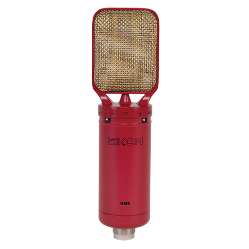 Eikon RM8 Ribbon Microphone with Shockmount, Windscreen Filter, and Aluminum Case