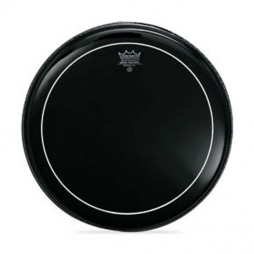 Remo ES-0616-PS Pinstripe Drum Head Skin 16 Inch Ebony 16"