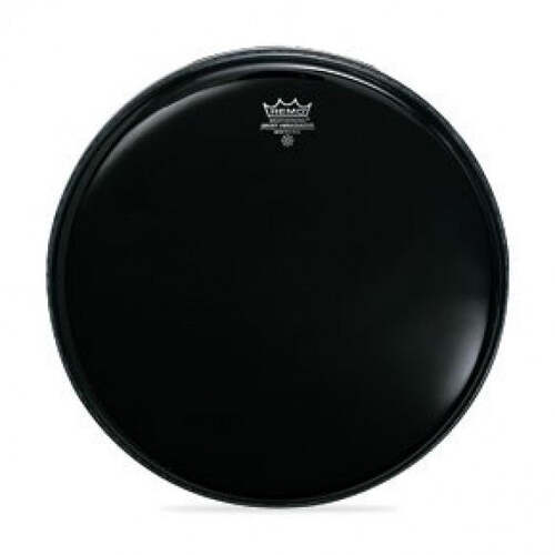Remo ES-1022-00 Ambassador Bass Drum Head Skin 22 Inch Ebony