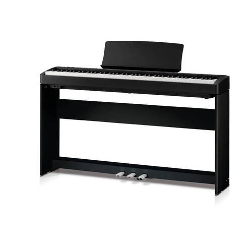 Kawai ES120SB Portable Digital Piano (Bundle with Stand and pedals) - Black