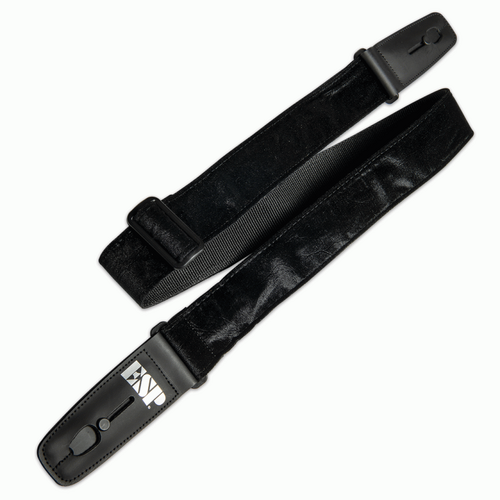 ESP Lock-It Strap 2" Crushed Velvet Black with Locking System