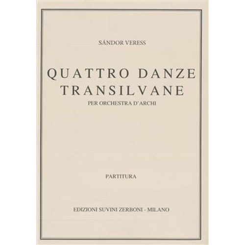 Transylvanian Dances 4 String Orchestra Score Book