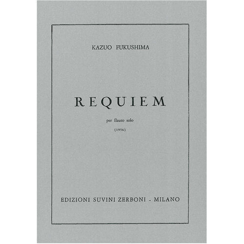 Fukushima - Requiem For Flute Solo (1956) (Softcover Book)
