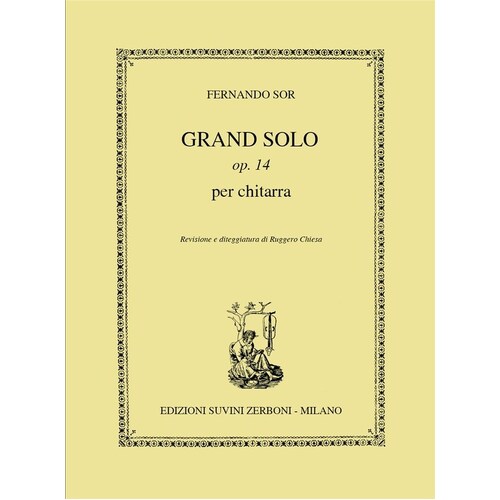 Grand Solo Op 14 Guitar Book