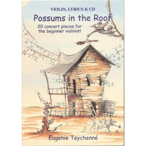 Possums In The Roof Violin Softcover Book/CD
