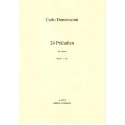 Domeniconi - 24 Preludes Book 1 (1-12) (Softcover Book)