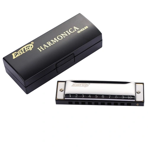 East Top 10 Hole Diatonic Harmonica for Beginners and Kids