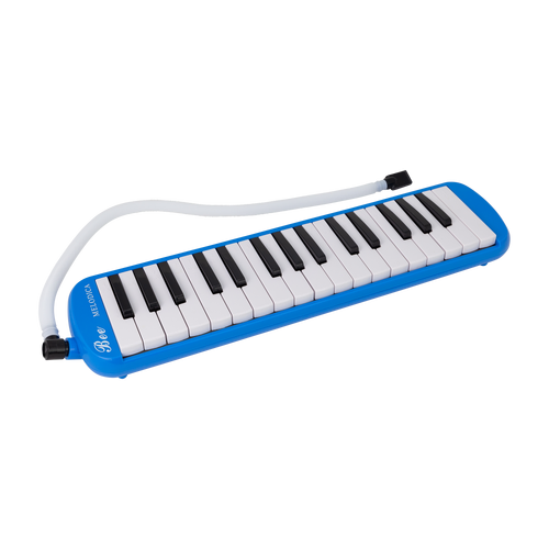 East Top 32-Key Professional Melodica with Mouthpiece and Soft Tube, Blue