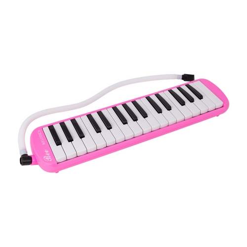 East Top 32-Key Melodica Magenta with Mouthpiece, Tube, Bag, and Manual