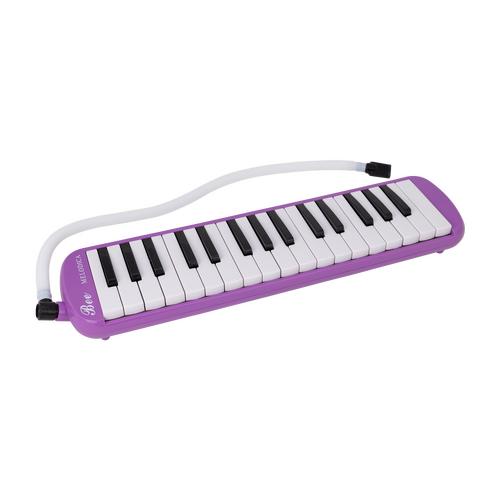 East Top 32-Key Professional Melodica in Purple with Mouthpiece and Soft Bag