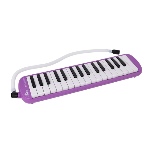 East Top 32-Key Professional Mouth Melodica in Purple with Soft Bag and Accessories