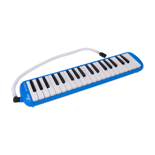 East Top 37-Key Melodica in Blue with Mouthpiece and Soft Tube