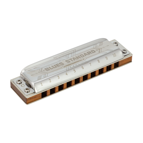 East Top PRO10 10 Hole Blues Harmonica in A