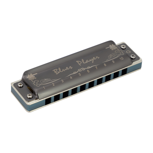 East Top PRO20AL 10 Hole Harmonica in A with Aluminium Comb and Phosphor Bronze Reeds