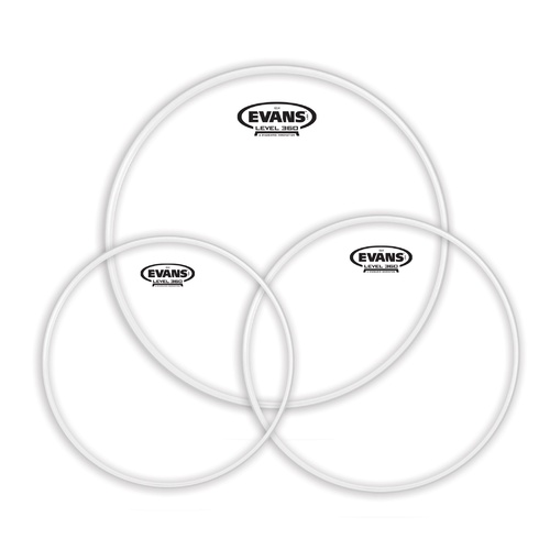Evans G14 Tompack Clear, Standard (12 inch, 13 inch, 16 inch) *SKIN ONLY*