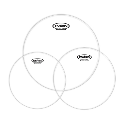 Evans G2 Tompack, Clear, Standard (12 inch, 13 inch, 16 inch) *SKIN ONLY*