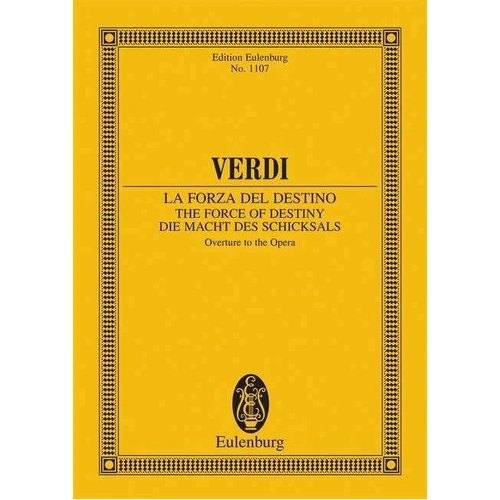 Verdi - The Force of Destiny Study Score, 52 Pages, Eulenburg