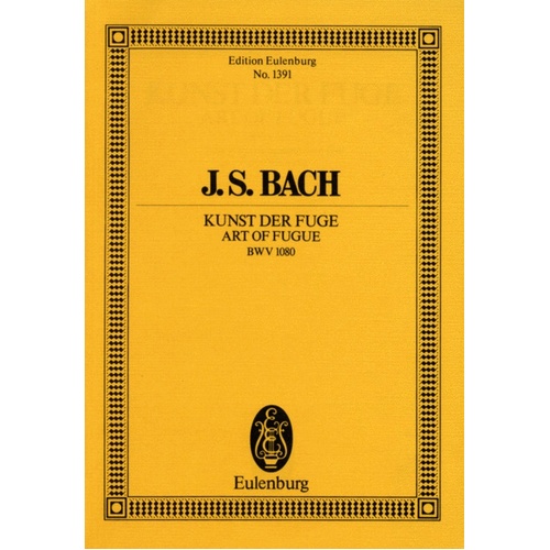 Art Of The Fugue Bwv 1080