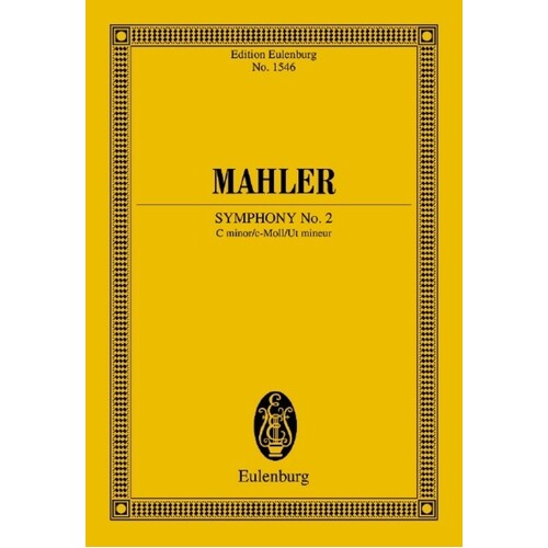 Mahler - Symphony No 2 C Minor Study Score Book