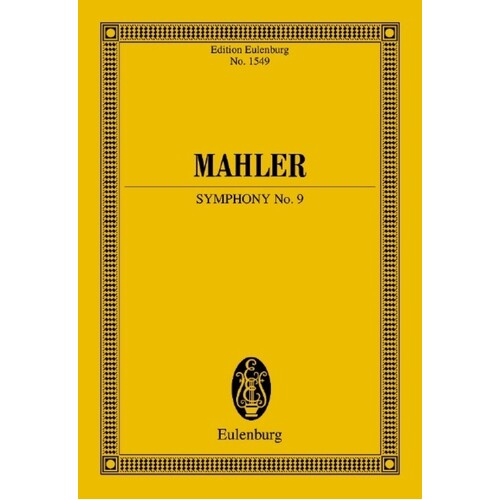 Mahler - Symphony No 9 D Major Study Score Book