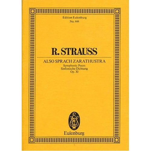 Also Sprach Zarathustra Op 30 Eul 444